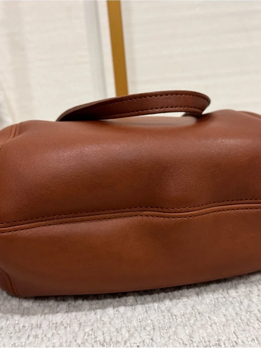 vintage Coach medium framed pouch shoulder bag